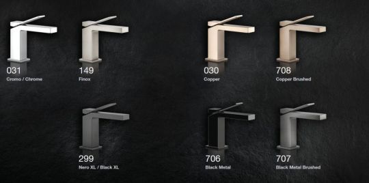 Смеситель Gessi Rettangolo K для раковины 53003 с донным клапаном схема 11