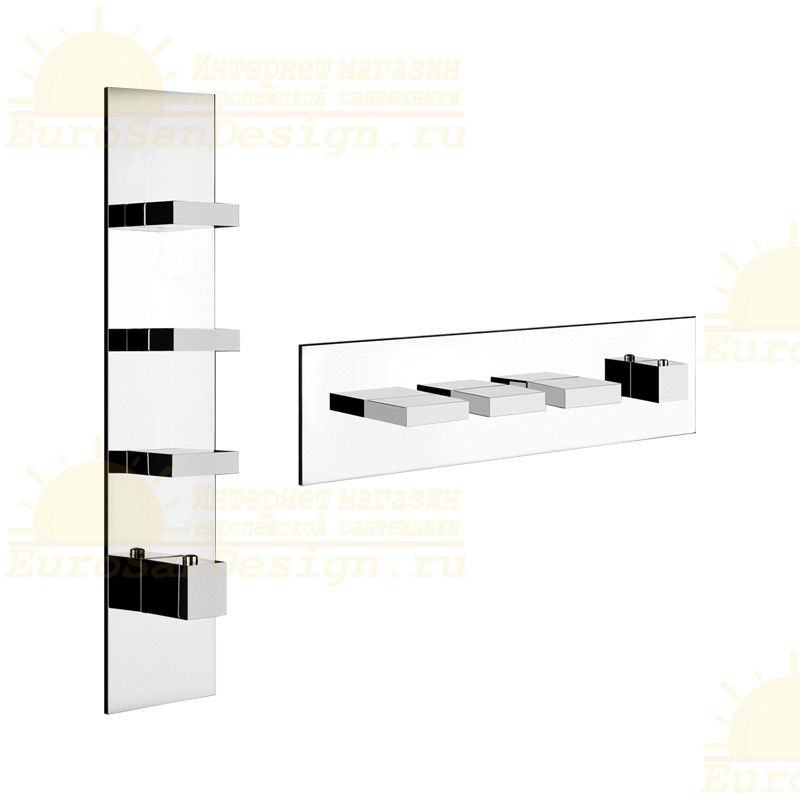 Смеситель Gessi Rettangolo для ванны/душа 43026