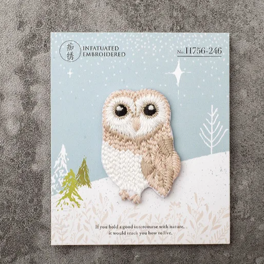 Термо-аппликация Сова 27х40 мм  (ZYL.11756-246)