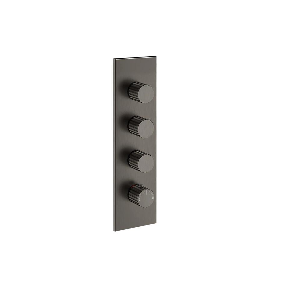 Изображение Смеситель для душа Gessi Incastri 75316 с термостатом 3 запорных вентиля