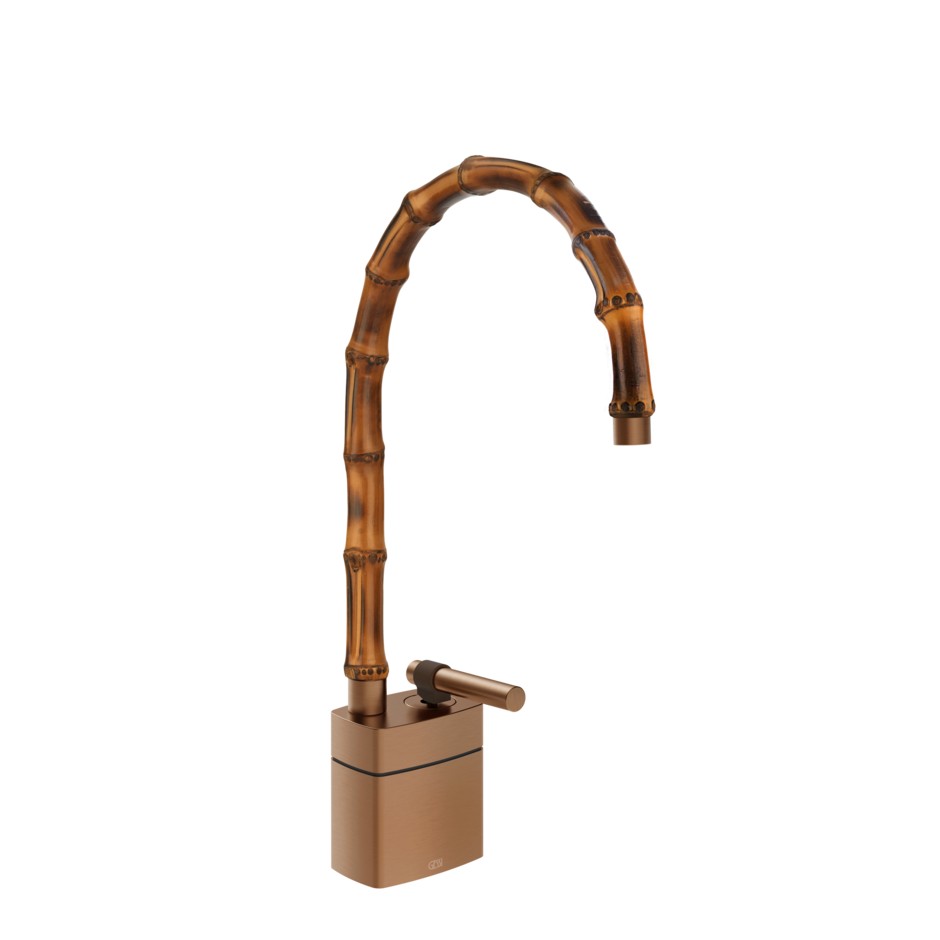 Смеситель для раковины Gessi Jacqueline 77029 средний со средним поворотным изливом и металлическим вентилем ФОТО