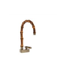 Смеситель для раковины Gessi Jacqueline 77201 с низким поворотным изливом и вентилем под дерево без донного клапана схема 3