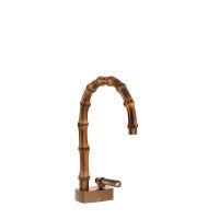 Смеситель для раковины Gessi Jacqueline 77201 с низким поворотным изливом и вентилем под дерево без донного клапана схема 6