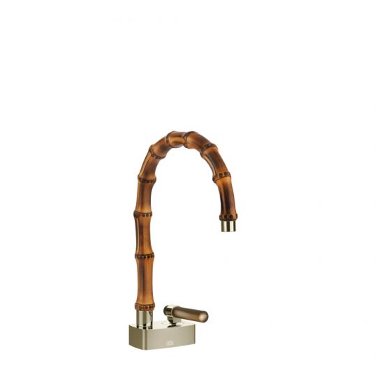 Смеситель для раковины Gessi Jacqueline 77201 с низким поворотным изливом и вентилем под дерево без донного клапана схема 8