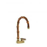 Смеситель для раковины Gessi Jacqueline 77201 с низким поворотным изливом и вентилем под дерево без донного клапана схема 10