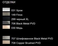 Смеситель для раковины Gessi Rettangolo T 20489 схема 3