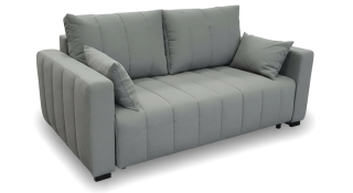 Диван Дейл 2 БД выкатной велюр Токо (Toko) 05 декоративные подушки