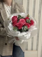 Букет малиновый рассвет