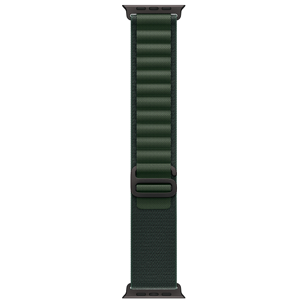 Ремешок Apple Watch Ultra 49mm Dark Green Alpine Loop - Black Titanium Finish - S оригинал