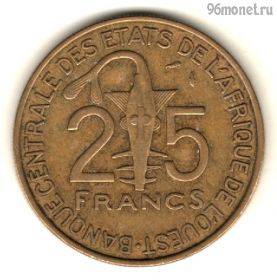 Западная Африка 25 франков 1979