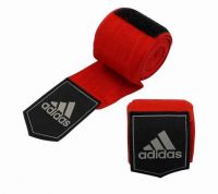 Бинт эластичный Adidas Boxing Crepe Bandage красный 2.55м, adiBP03