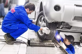 Диагностика Работы Системы При Использовании Запасного Колеса на Автомобиле Варшавское шоссе 170Бс7