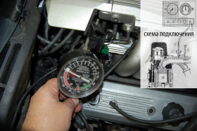 Проверка Уровня Разрежения Создаваемого Двигателем Для Тормозов на Автомобиле Варшавское шоссе 170Бс7