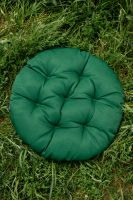 Подушка круглая на кресло 60 см, Грета20%хл, 80%п/э,файбер, пакет с пл ручкой, ВО [ярко-зеленый]