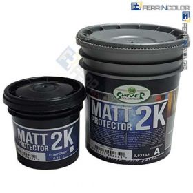 Matt (Glass) protector 2K (A+B) - лак для  микроцемента.