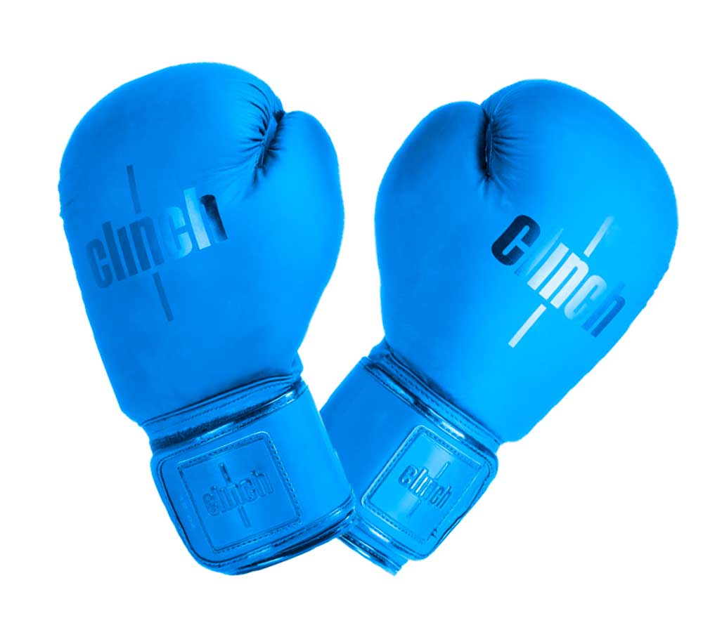 Перчатки боксерские Clinch Mist синие, 8 унц., артикул C143