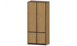 Бостон Шкаф ШК-01 (ш996*г560*в2200мм) Дуб вотан/венге