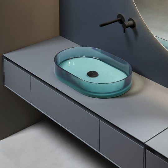 Накладная раковина Antonio Lupi Nabatei NBT060C 60х40 см схема 2