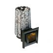 Высокая банная печь Grill’D Cometa Vega 240 Long Max Stone Pro с облицовкой из натурального камня
