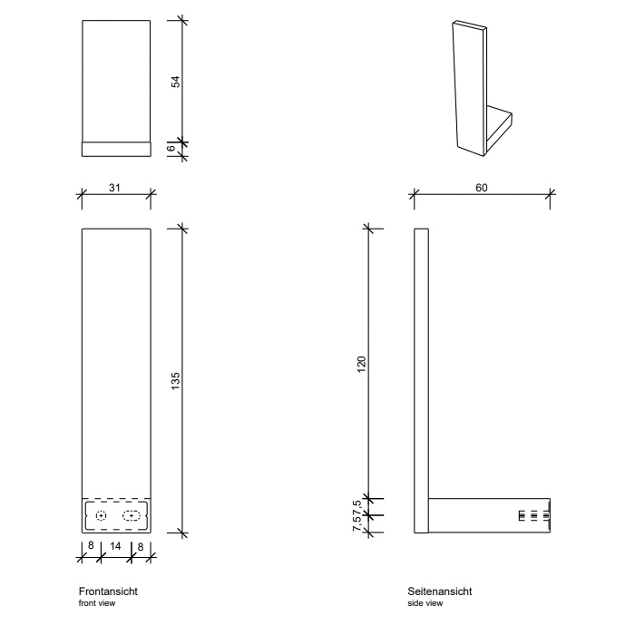 Держатель туалетной бумаги Decor Walther Contract 0650100 ФОТО