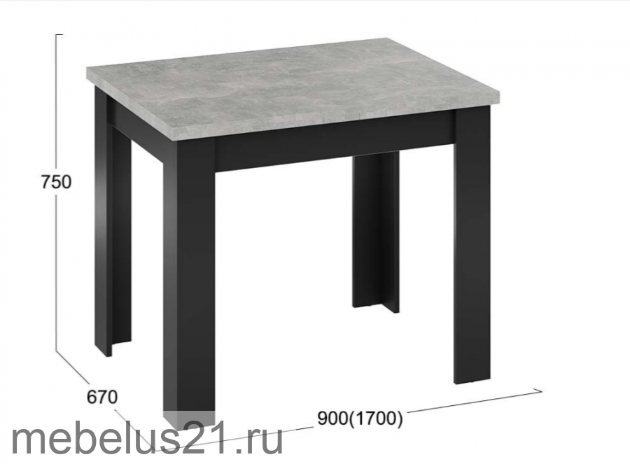 Стол раздвижной «Промо» тип 3