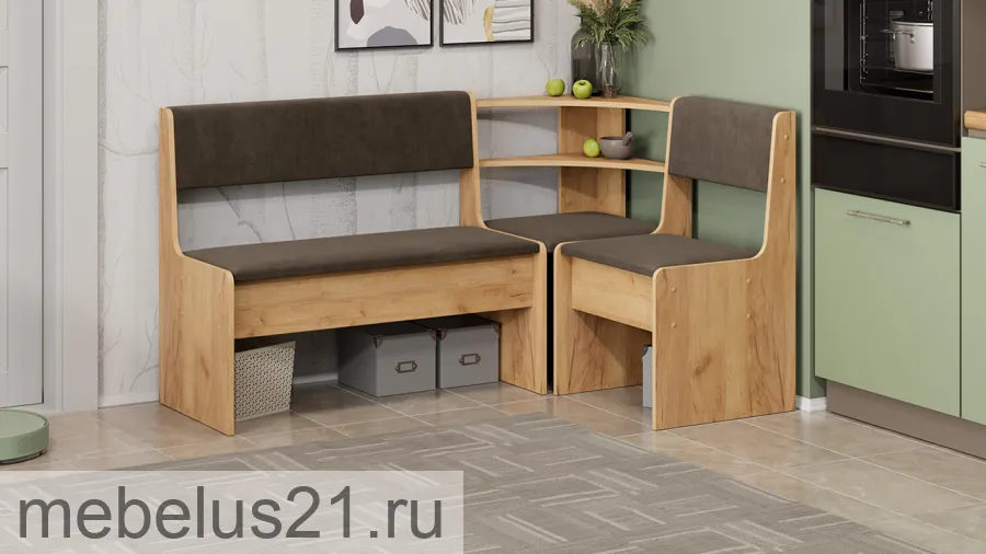 Скамья угловая Ларго