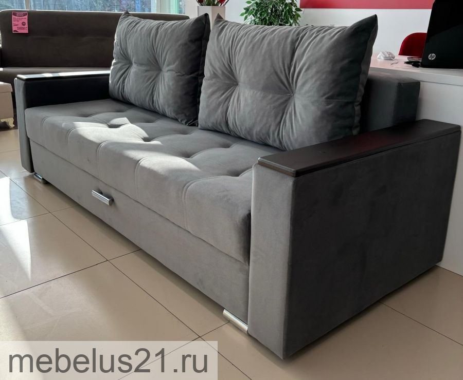 Диван прямой Лира с подлокотником