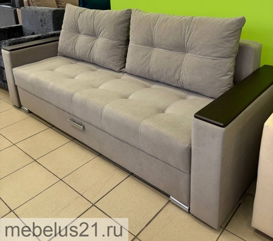 Диван прямой Лира с подлокотником