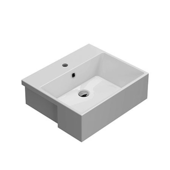 Изображение Раковина Globo Forty3 полувстраиваемая FO055 55 х 47