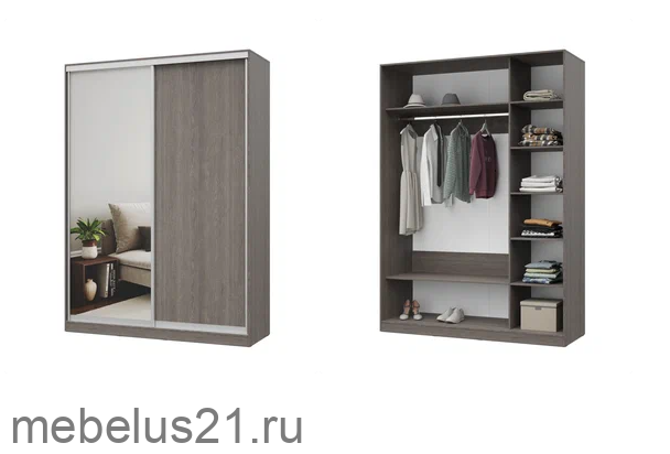 Шкаф купе с зеркалом 170 Роланд