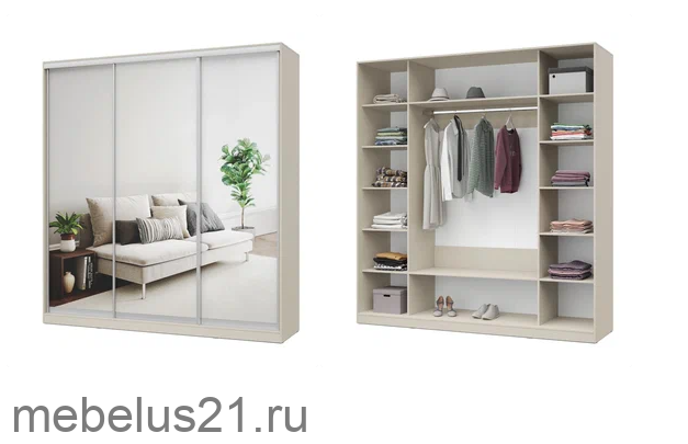 Шкаф купе с зеркалами 220 Роланд