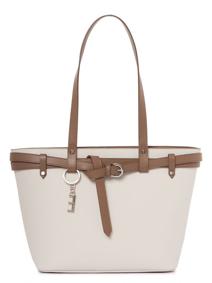 СУМКА ЖЕНСКАЯ ELEGANZZA ZZ-50710 milk chocolate/grey smoke