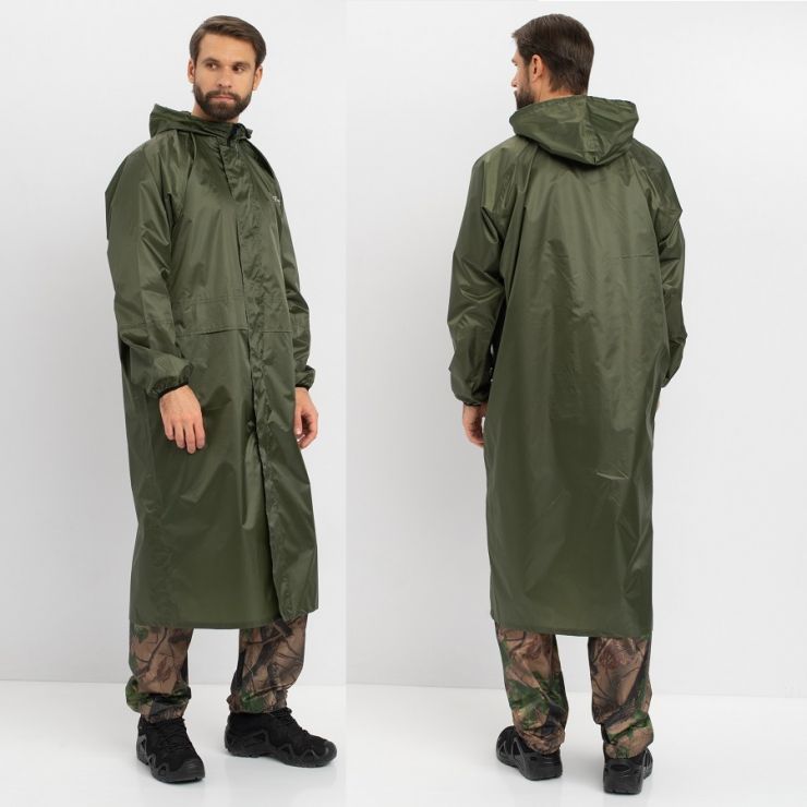 Плащ ВВЗ ткань Таффета (3000мм) цвет Зеленый HUNTSMAN