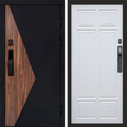Входная дверь ВДК Матрикс с электронным замком - Лиственница премиум