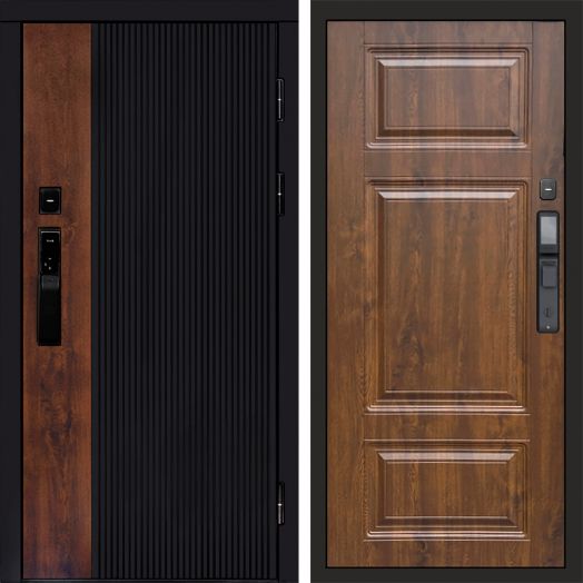 Входная дверь ВДК Престиж с электронным замком - Лион Дуб
