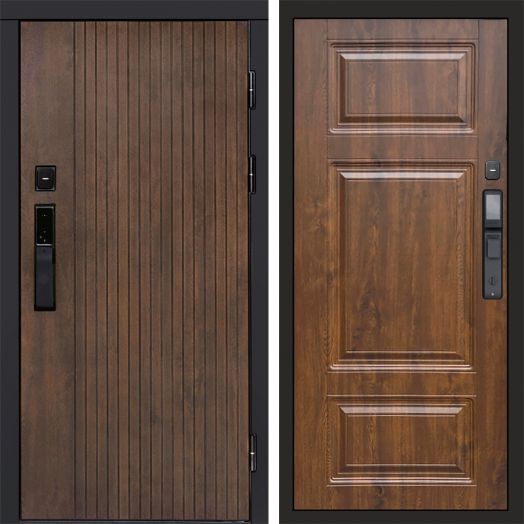 Входная дверь ВДК Твист Ультра с электронным замком - Лион Дуб