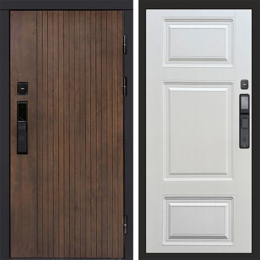 Входная дверь ВДК Твист Ультра с электронным замком - Лион Лиственница