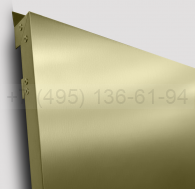 Кассеты фасадные облицовочные из AISI нитрид титана цвет Золото