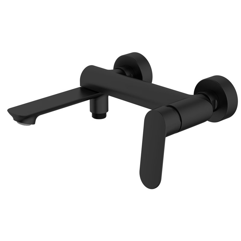 Cмеситель для ванны Azario Alanti с ручным душем, черный матовый AZ-K3032B