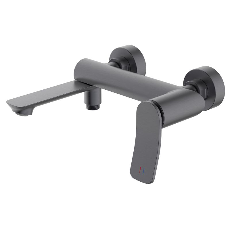 Смеситель для ванны Azario Escaro с ручным душем, графит AZ-K3074GR