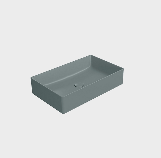 Накладная прямоугольная раковина GSI Kube X 9453 60х37 см ФОТО