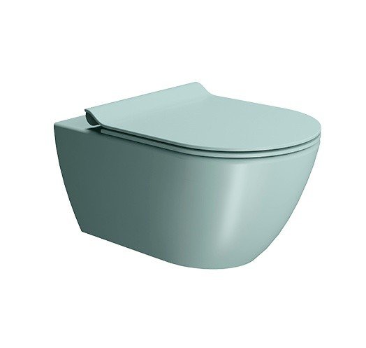 Изображение Подвесной унитаз GSI PURA 881515 Swirlflush, для крепежа FISR2, Ghiaccio Matte