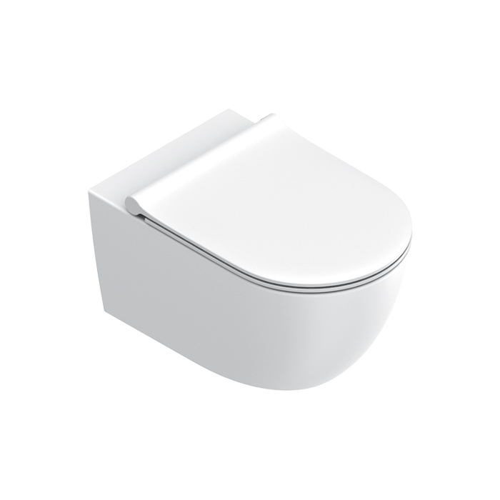 Унитаз подвесной безободковый Catalano SFERA 511550001 55x35 см смыв Tornado покрытие Cataglaze+ без крепежа ФОТО