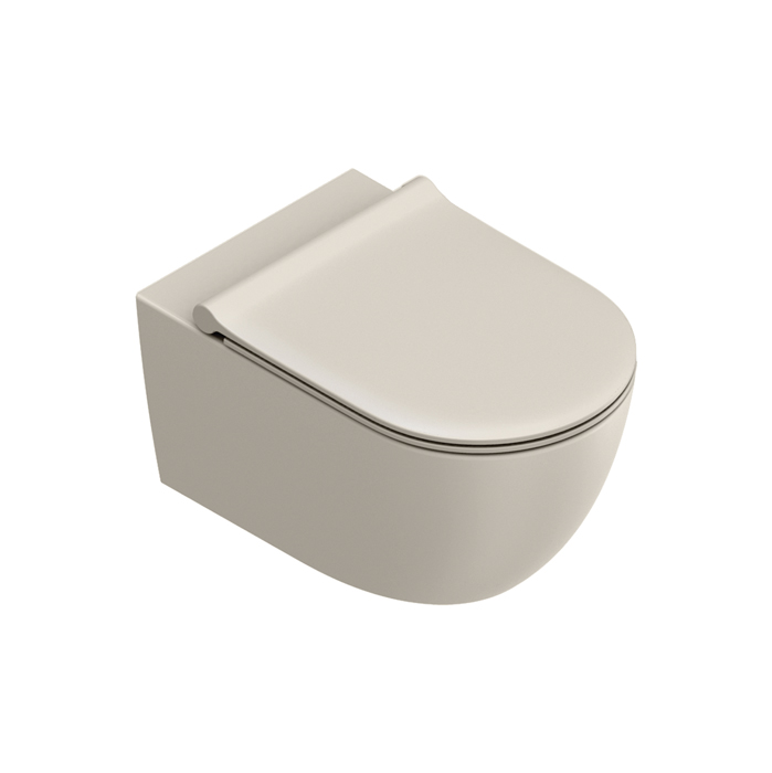 Унитаз подвесной безободковый Catalano SFERA 511550001 55x35 см смыв Tornado покрытие Cataglaze+ без крепежа ФОТО