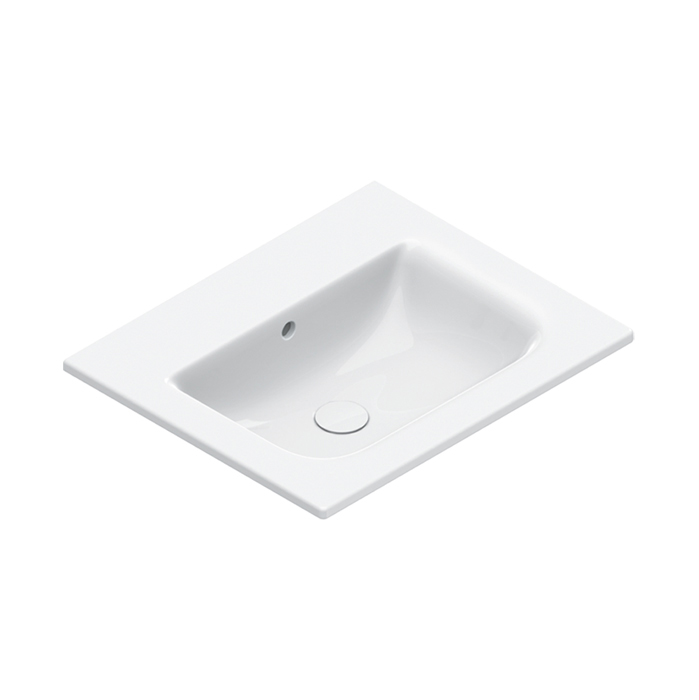 Изображение Раковина подвесная Catalano Italy 720610001 60x50 см покрытие Cataglaze+ цвет белый глянцевый