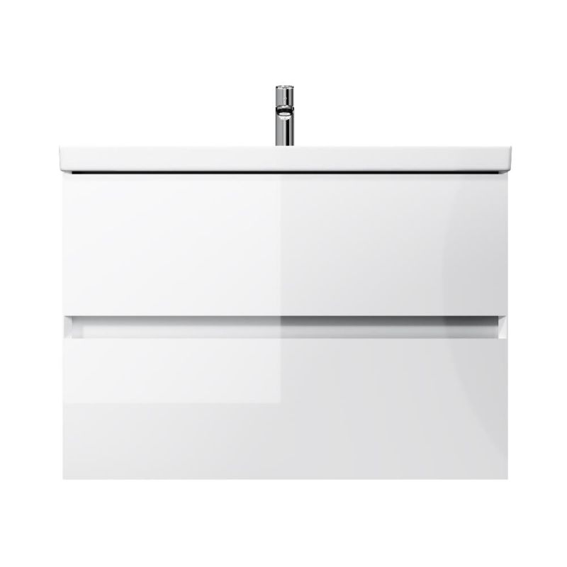 База под раковину AM.PM Above, подвесная, 2 ящика, 80 см, белый глянец M9XFHX0802WG
