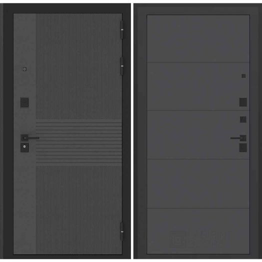 Входная дверь Бункер БН 05 - 13 Графит софт
