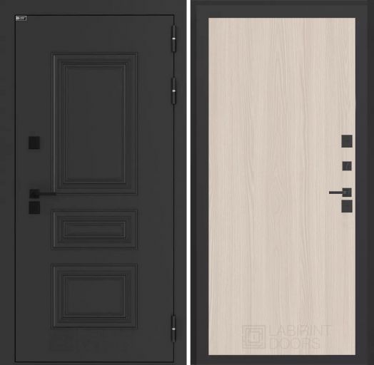Входная дверь Лабиринт Аляска Лайт - 05 Ясень Светлый с терморазрывом