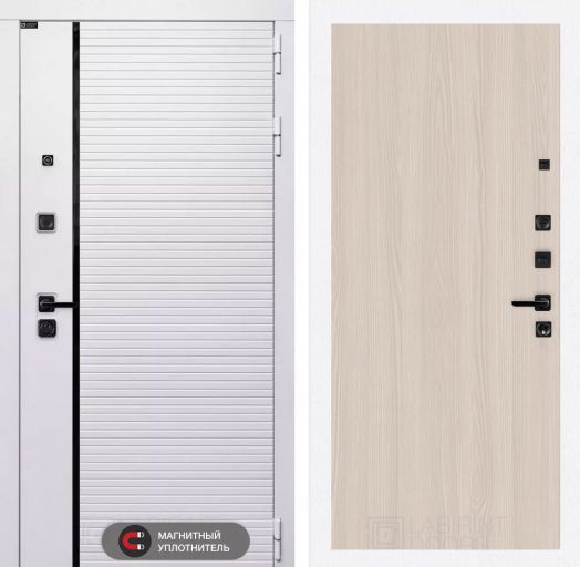 Входная дверь Лабиринт РОЯЛ - 05 Ясень Светлый