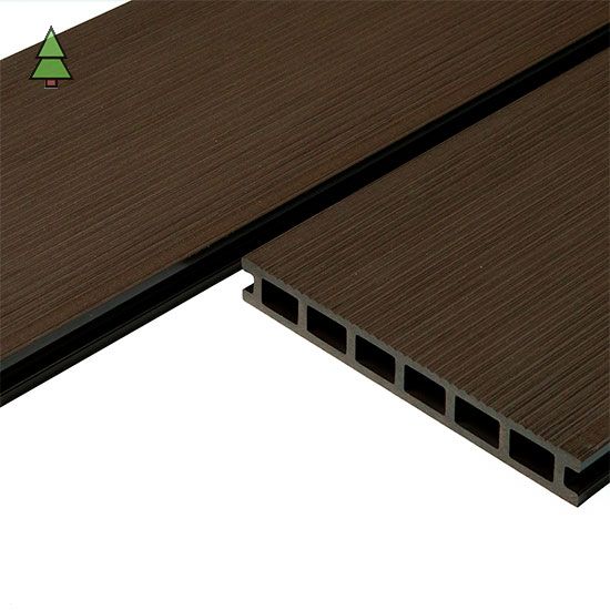 Террасная доска из ДПК 190*25 мм CM Decking Grand цвет: Венге